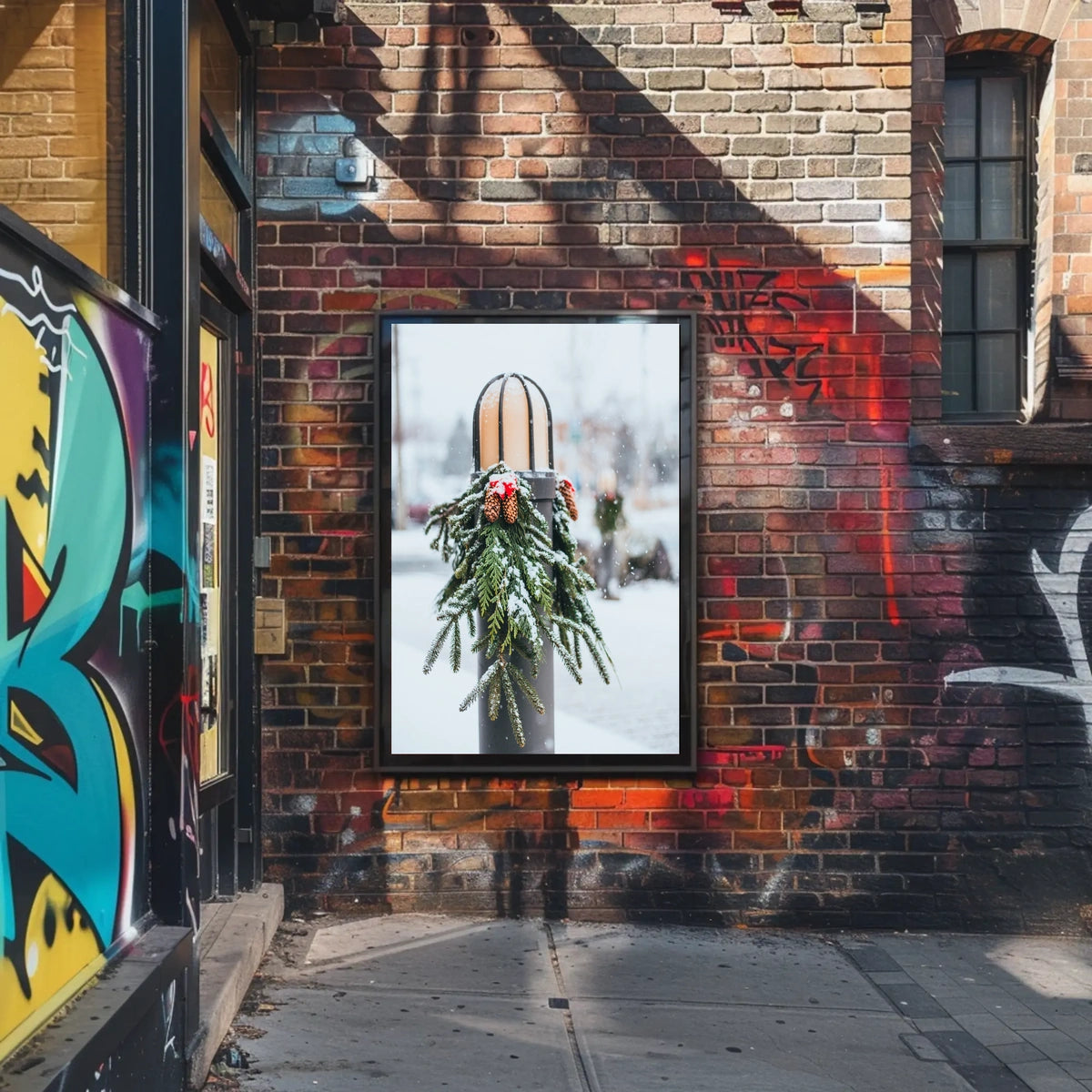 Winter Holiday Decor Poster