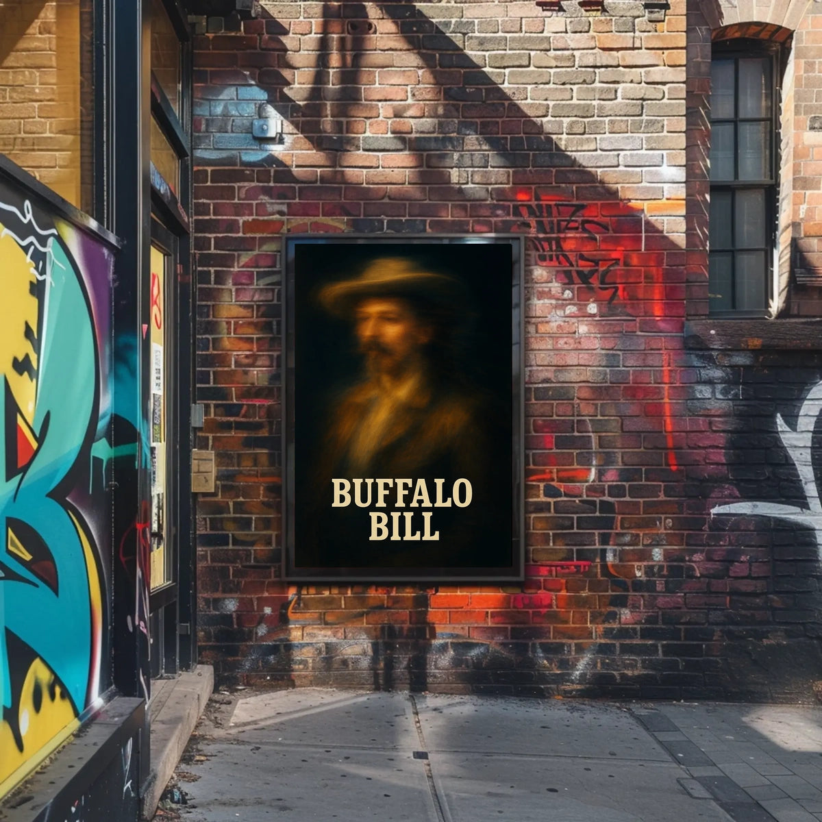 Buffalo Bill Wild West Historical Poster
