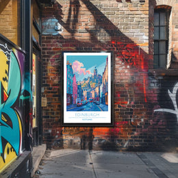 Edinburgh Cityscape Poster