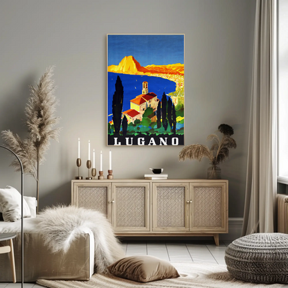 Lugano - Swiss Riviera Poster