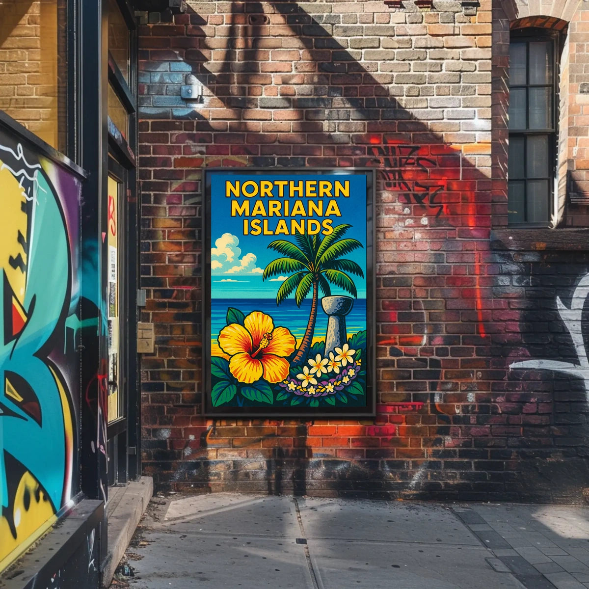 Northern Mariana Islands Paradise Poster