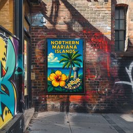 Northern Mariana Islands Paradise Poster