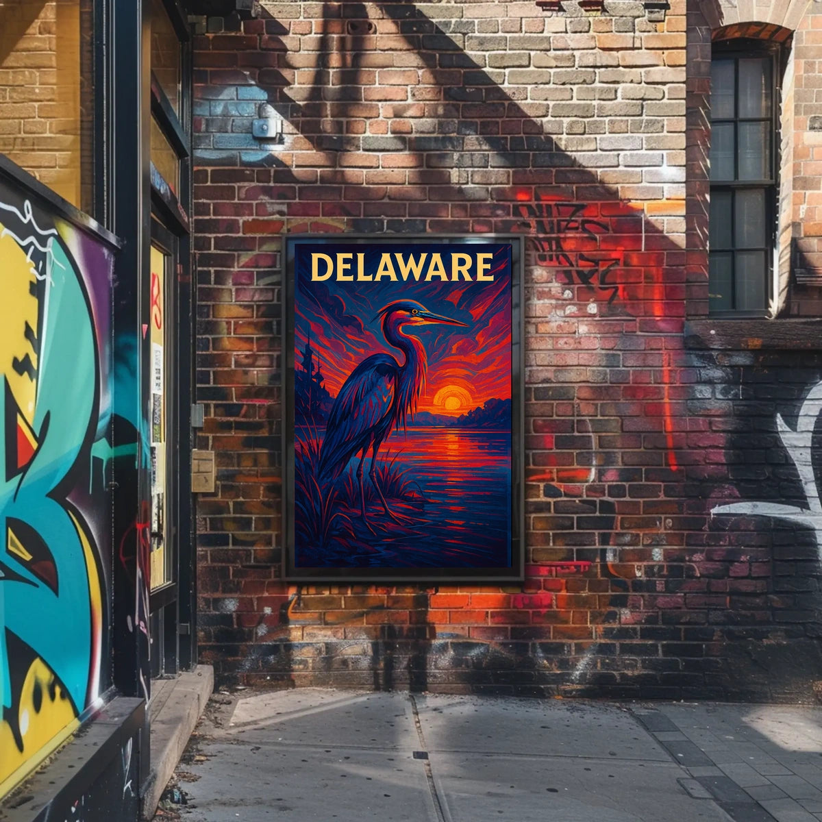 Delaware Sunset Poster