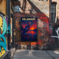 Delaware Sunset Poster