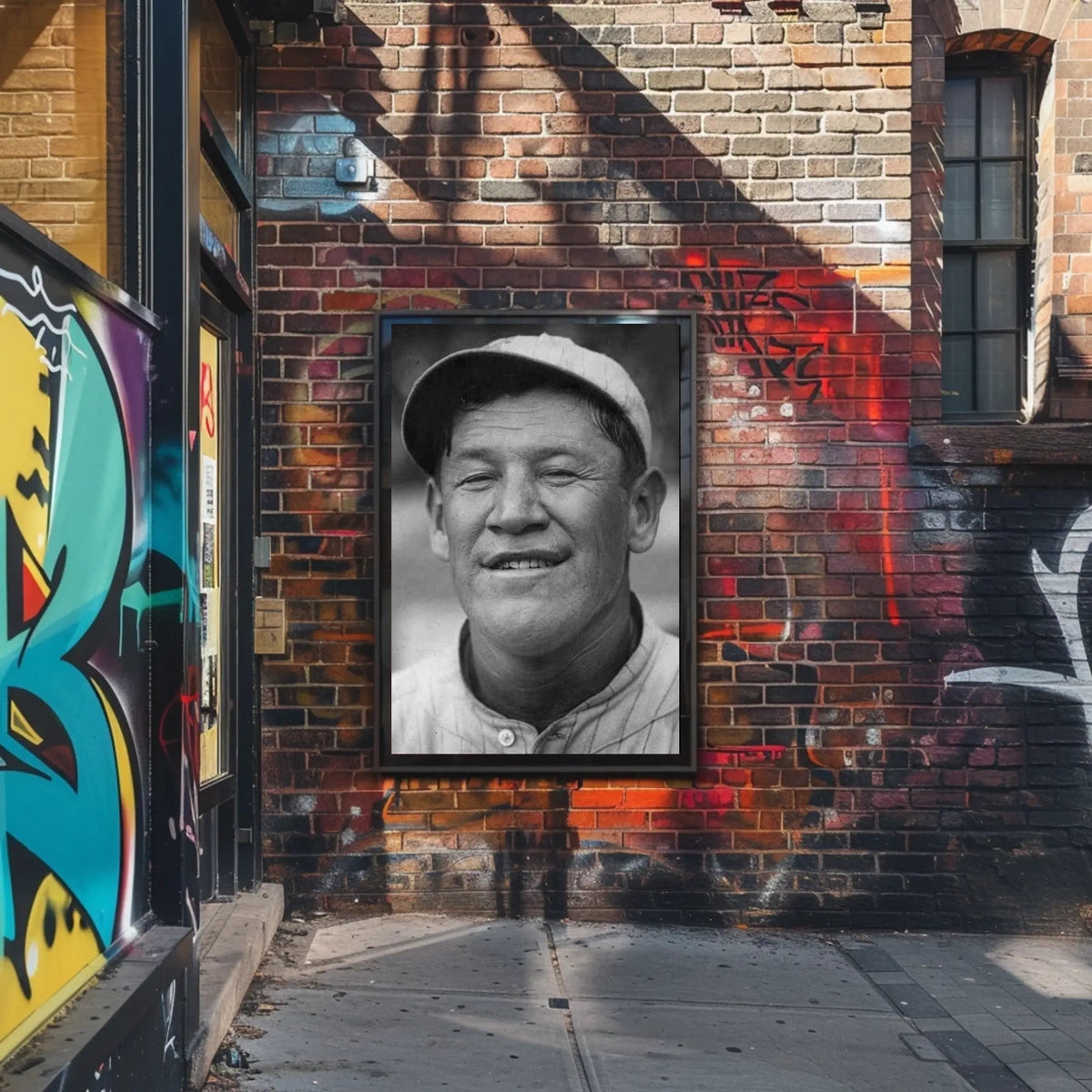 Vintage Baseball Legend Poster