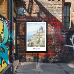 Amalfi Coastline Poster PosterGoat