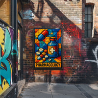 Pharmacology Mosaic Art Poster
