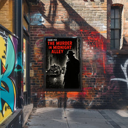 Case #13 The Murder in Midnight Alley Poster PosterGoat