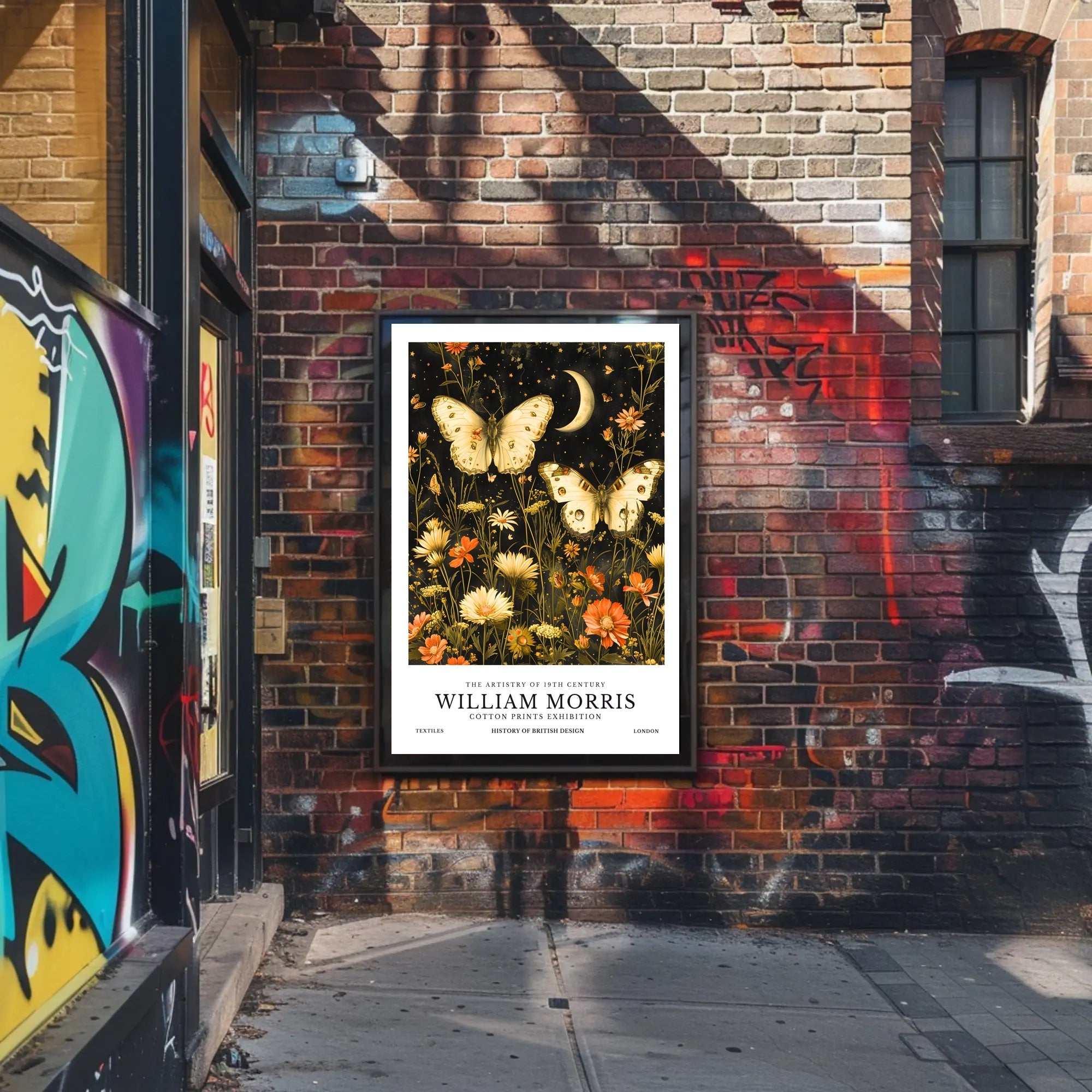 William Morris Celestial Cotton Prints Cultural or Heritage Poster