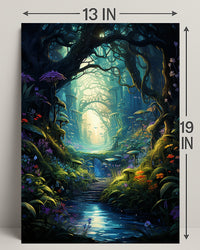 Enchanted Forest Pathway Poster