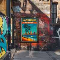 San Diego, California Poster