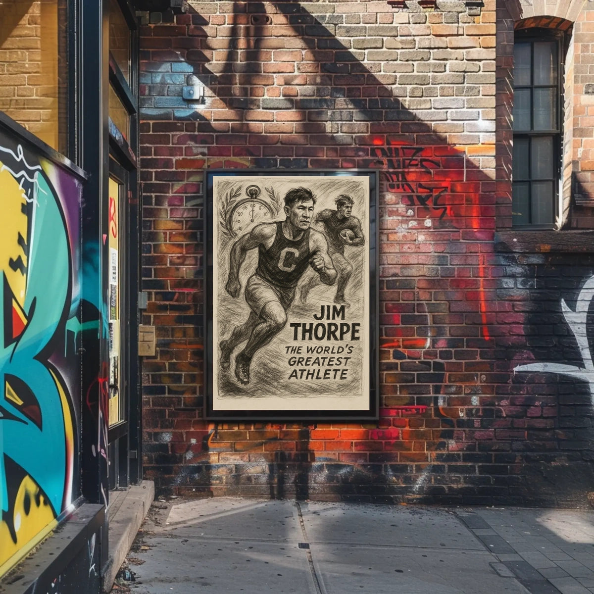 Jim Thorpe Legendary Athlete Jim Thorpe Poster