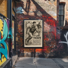 Jim Thorpe Legendary Athlete Jim Thorpe Poster