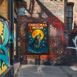 Christmas Moon Poster