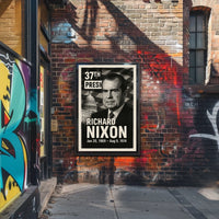 Richard Nixon 37th President of the United States Digital Montaje Poster