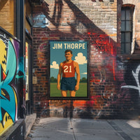 Jim Thorpe Athletic Legend Poster