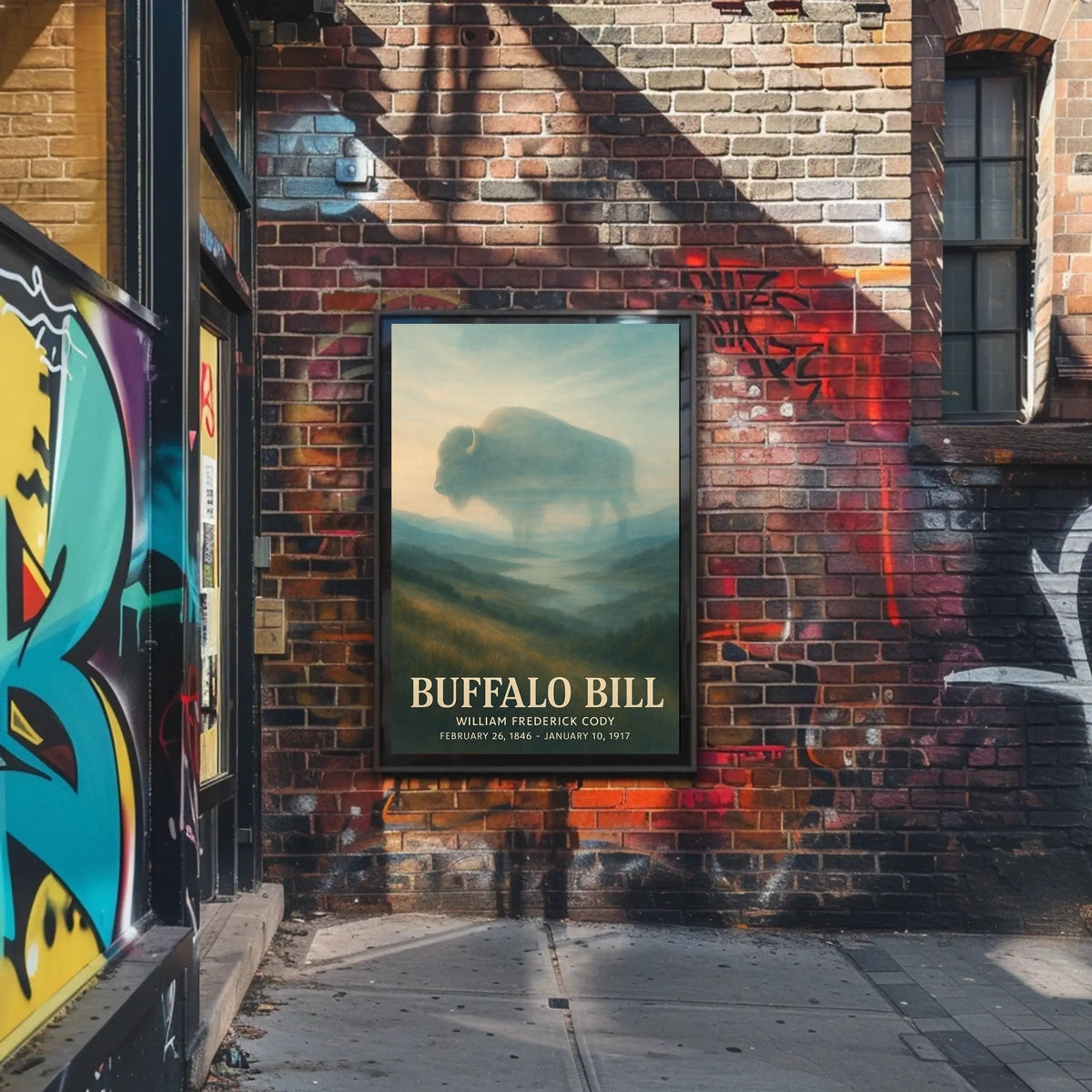 Buffalo Bill Heritage Historical Poster