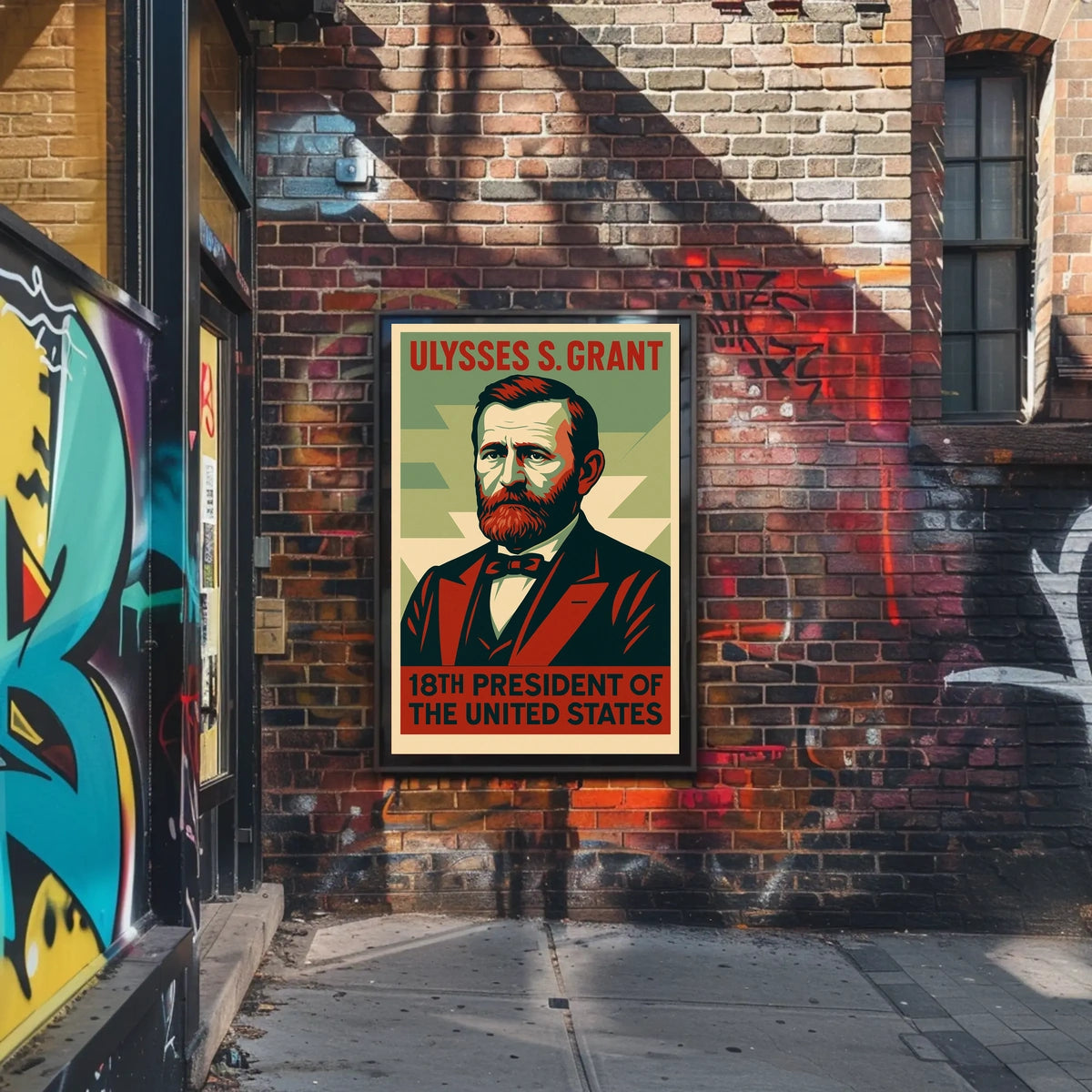 Ulysses Grant Presidential Heritage Decor Portrait Poster