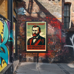 Ulysses Grant Presidential Heritage Decor Portrait Poster