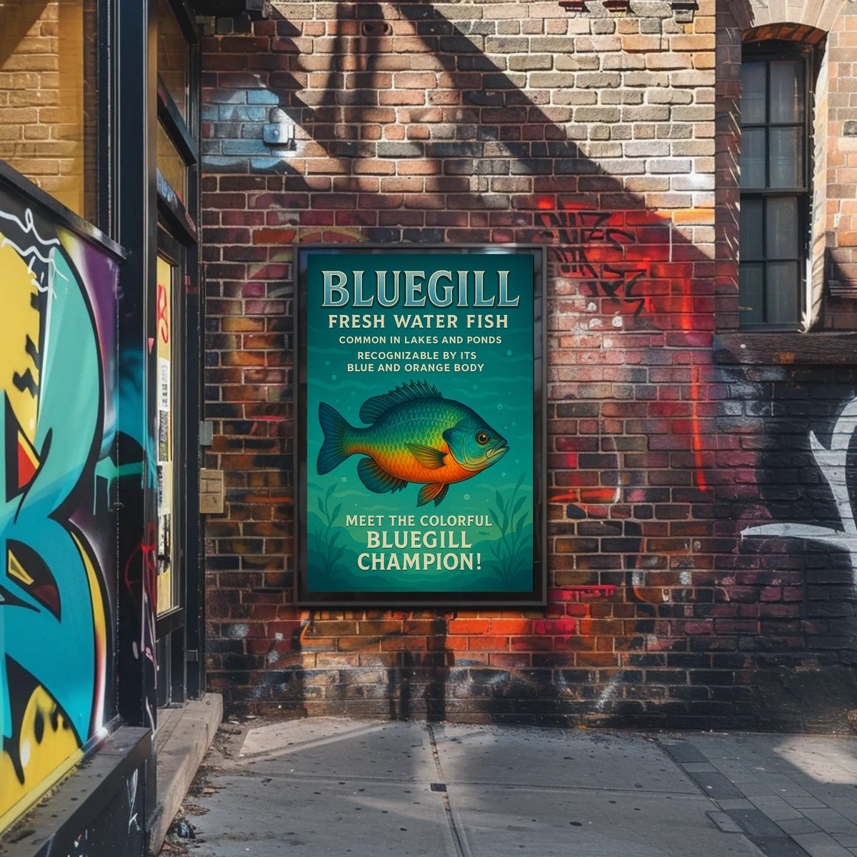 Meet the Colorful Bluegill Poster