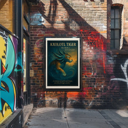 Axolotl Tiger The Myth of Land and Water Poster