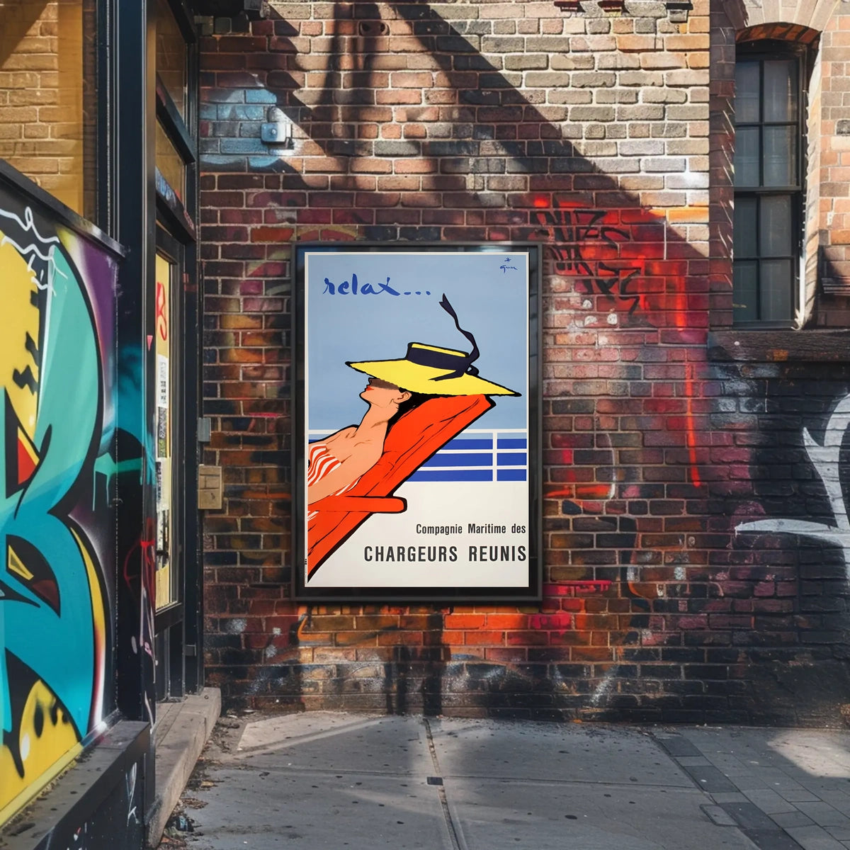 Relax With Chargeurs Réunis Poster