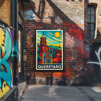 Querétaro Vibrant Heritage Poster