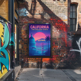 California The Golden State Poster