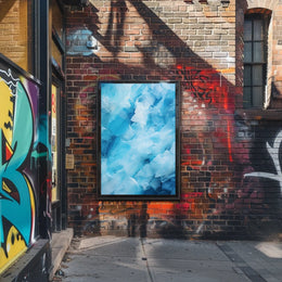 Abstract Ice Formations Abstract Poster