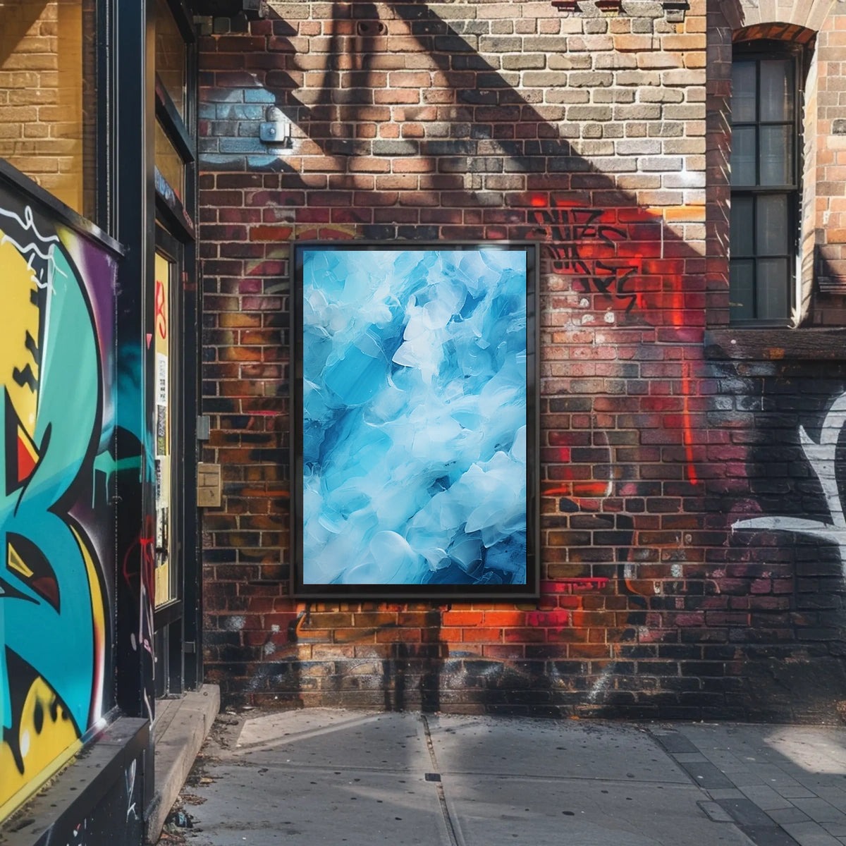 Abstract Ice Formations Abstract Poster