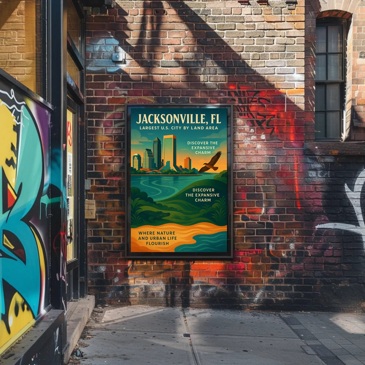 Discover JacksonvilleS Expansive Charm Poster