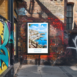 Scenic View of Brixham Poster