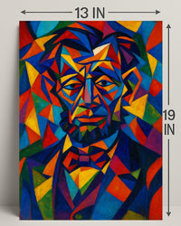 Cubist Historical Figure Art Print - Abstract or Artistic Poster