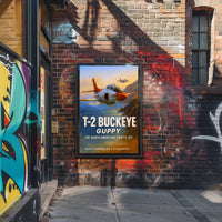 T-2 Buckeye The North American Safety Jet Poster PosterGoat