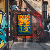 Boise, Idaho Capitol Building Poster