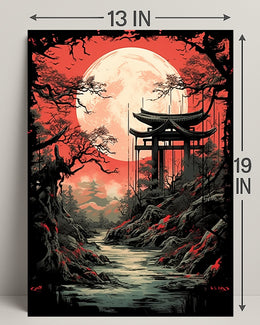 Moonlit Tranquility Poster PosterGoat