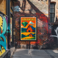 Arkansas Gemstone Landscape Poster