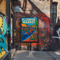 Flower Market Extravaganza Poster