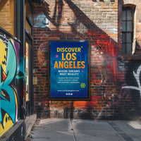 Discover Los Angeles Wall Art Print PosterGoat