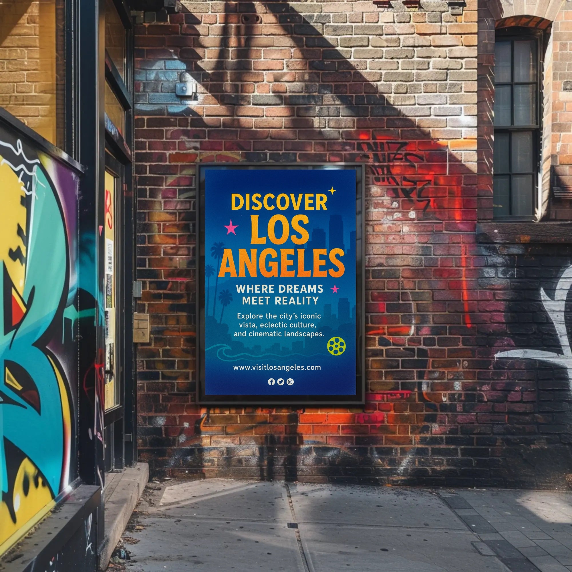 Discover Los Angeles Wall Art Print PosterGoat