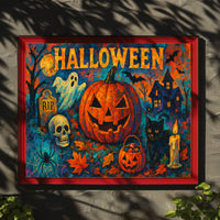 Gothic Halloween Night Urban Nocturnal Cityscape Photography Realism MuseumQuality ArchivalInks Collector Poster