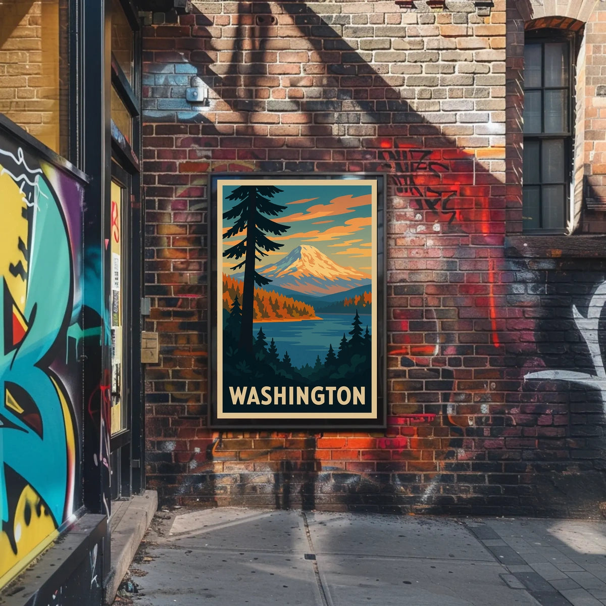Washington Landscape Poster