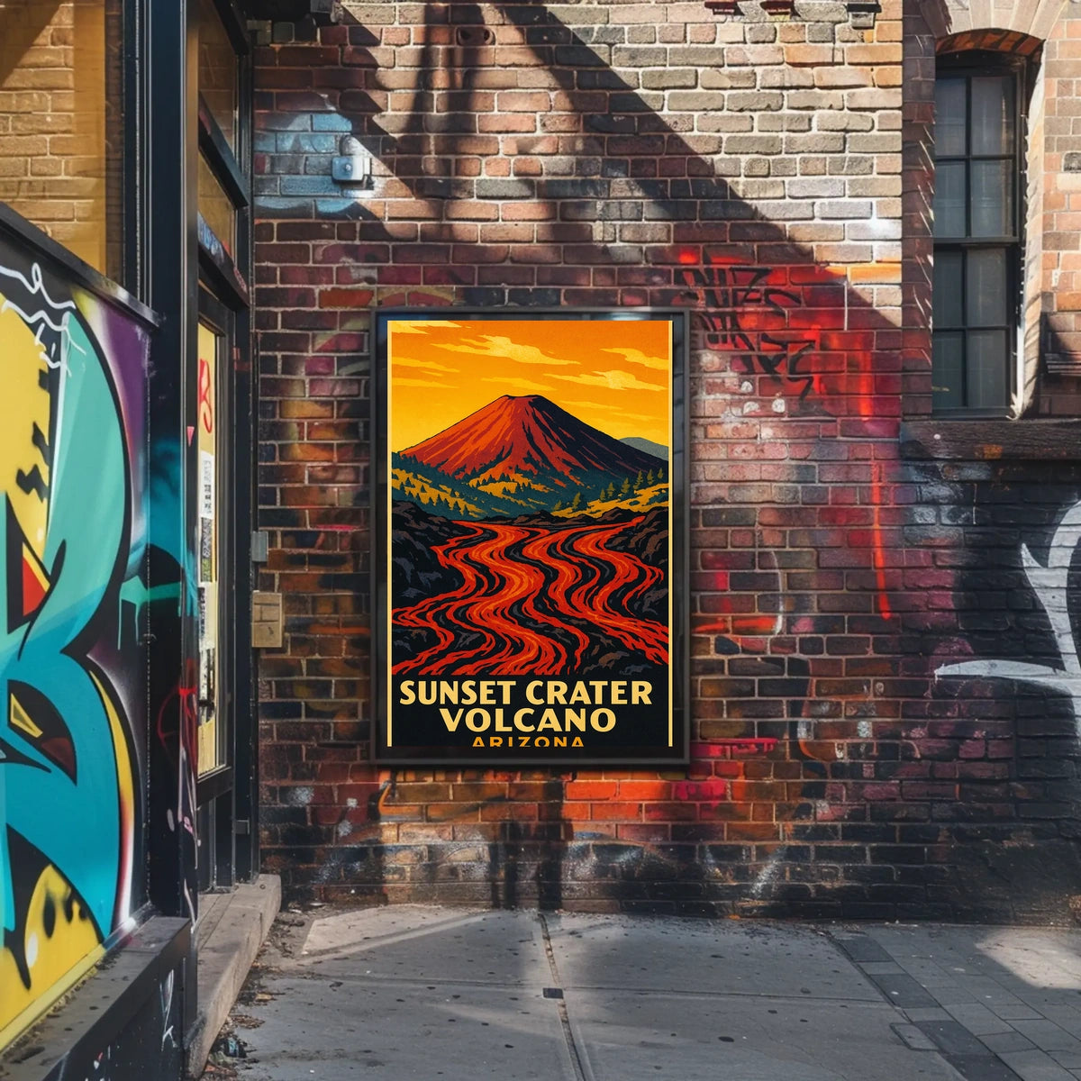 Sunset Crater Volcano Poster