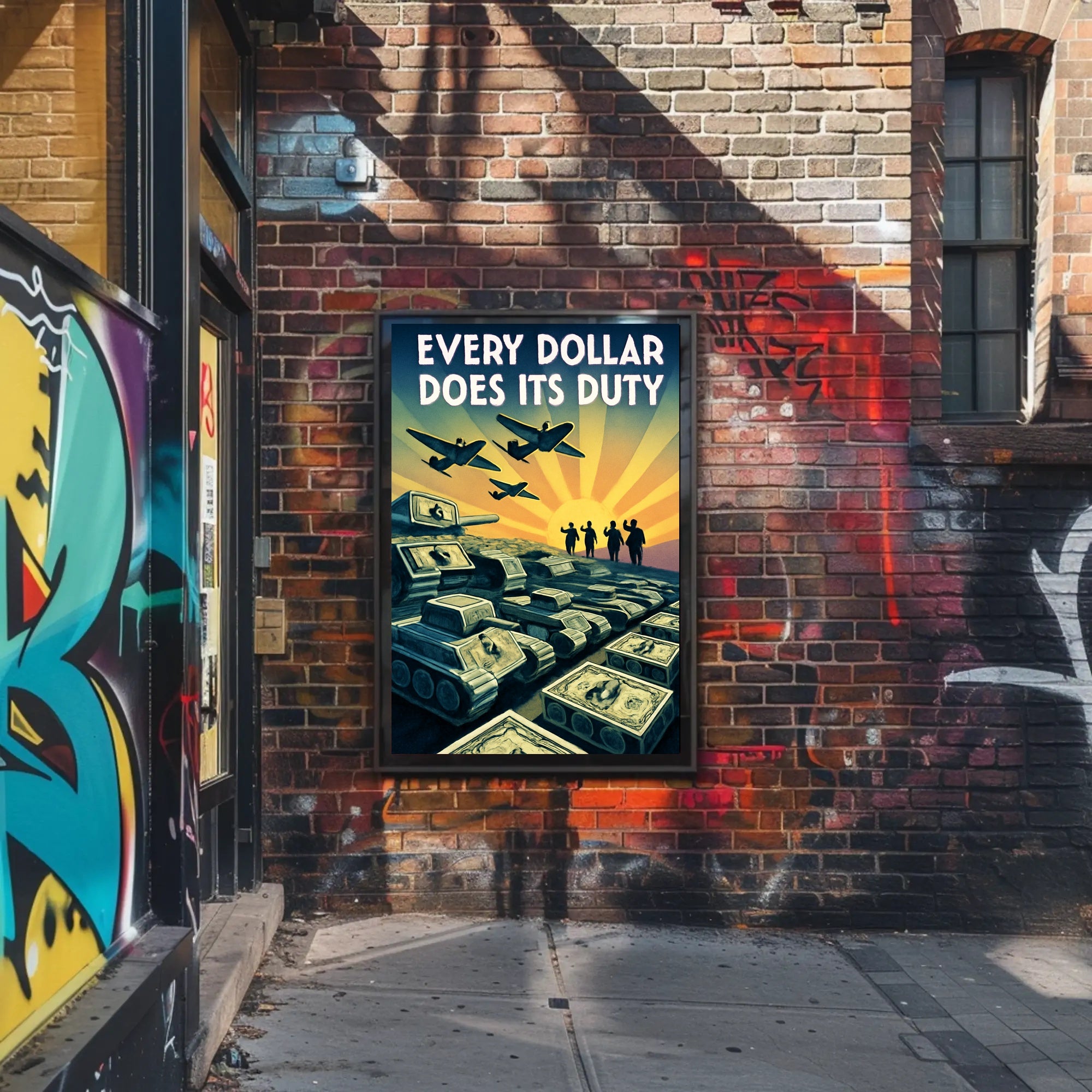 Every Dollar Does Its Duty Poster PosterGoat