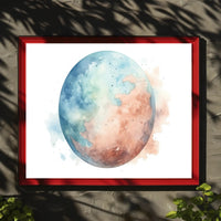 Watercolor Earth Poster