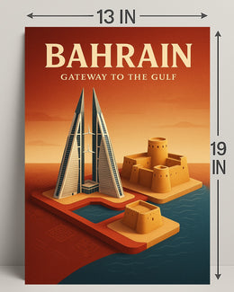 Bahrain Gateway to the Gulf Cultural Heritage Poster