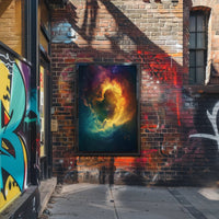 Mesmerizing Cosmic Nebula Art Print in Space or Astronomy Poster PosterGoat