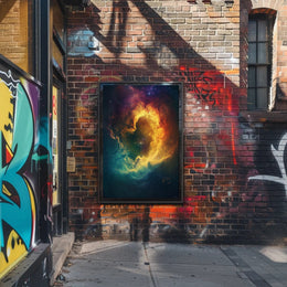 Mesmerizing Cosmic Nebula Art Print in Space or Astronomy Poster PosterGoat