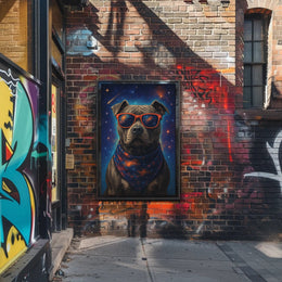 Cosmic Canine Wall Art Print for Dog Lovers