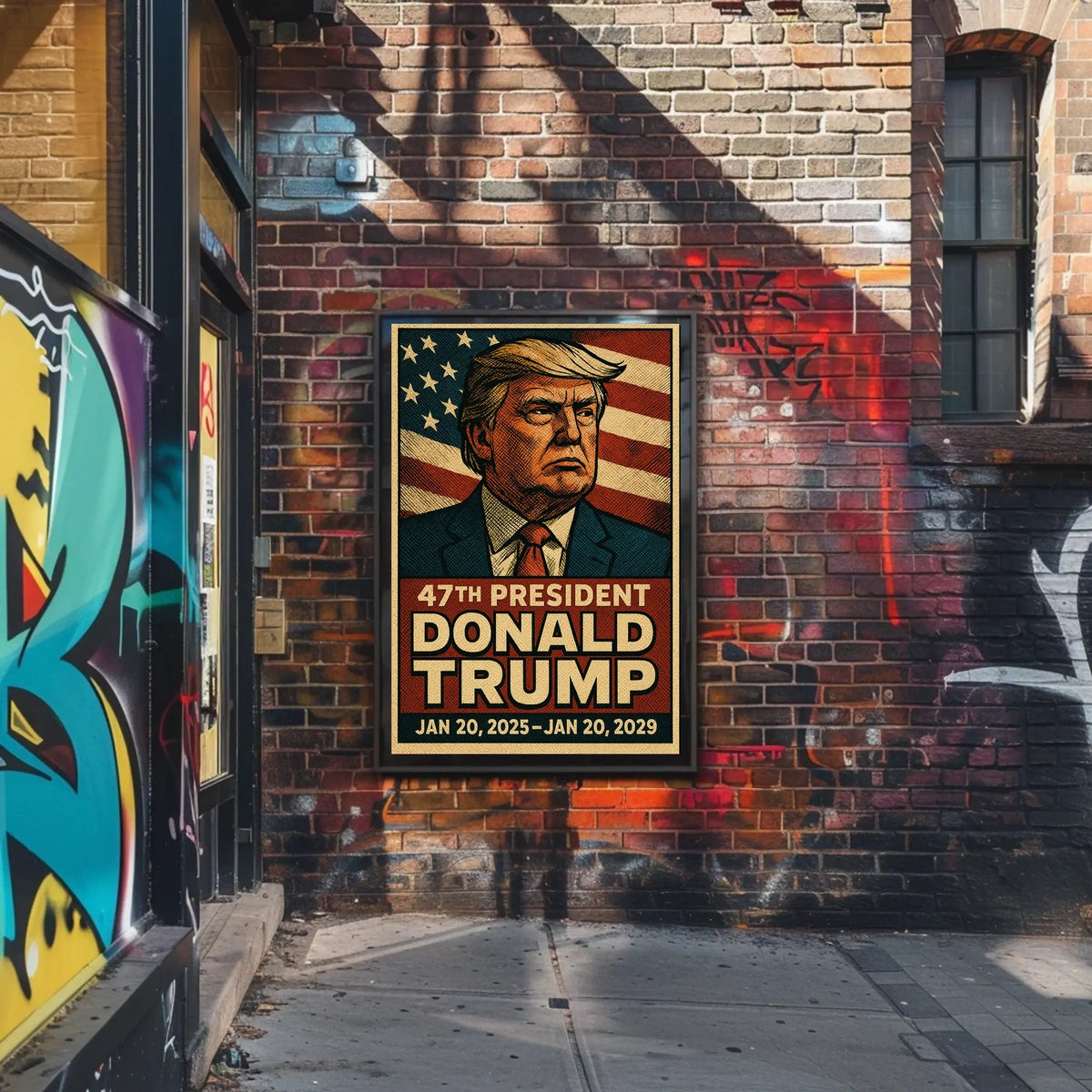 DonaldTrumpPortrait Iconography Documentary Historicism Poster